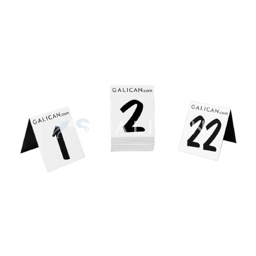 Nummer set aluminium